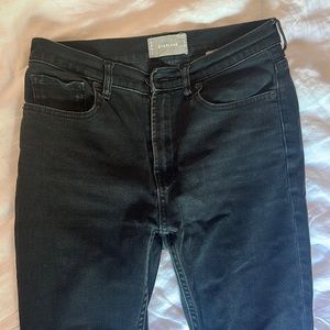 Everlane high rise ankle jean black size 28